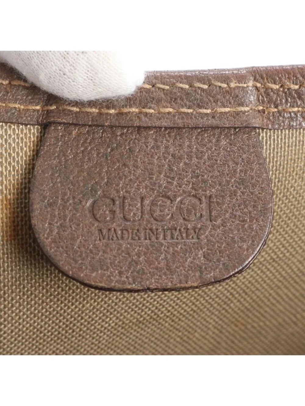 Gucci O'ludo Sherry Line GG Split Tote Shoulder